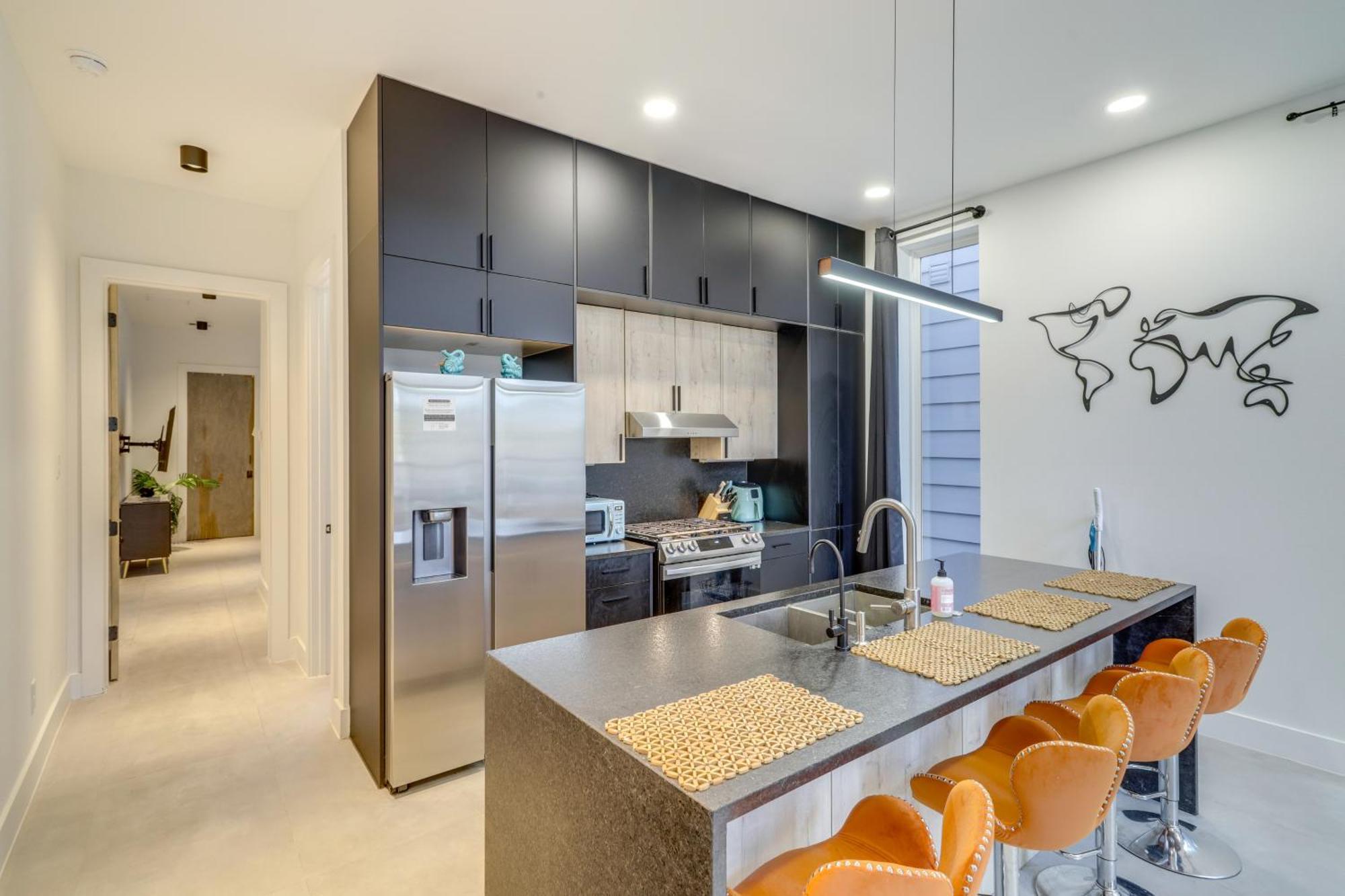 3 Mi To Dtwn Modern Townhome With Yard In Houston Dış mekan fotoğraf
