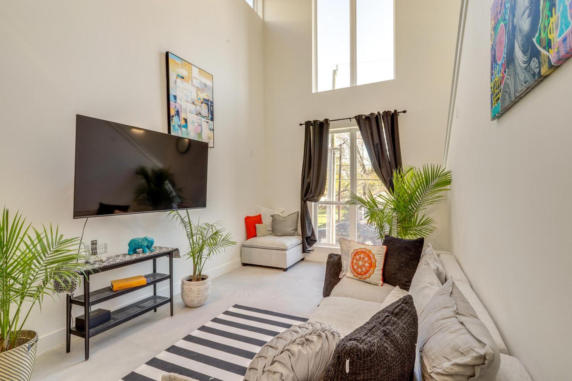 3 Mi To Dtwn Modern Townhome With Yard In Houston Dış mekan fotoğraf